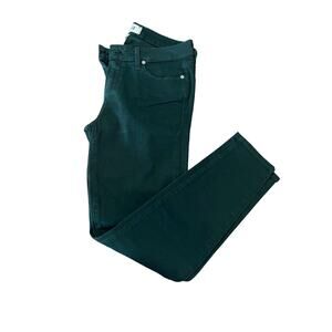 Paige Womens SZ 29 Verdugo Ankle Pants Jeans Denim Dark Green BE06